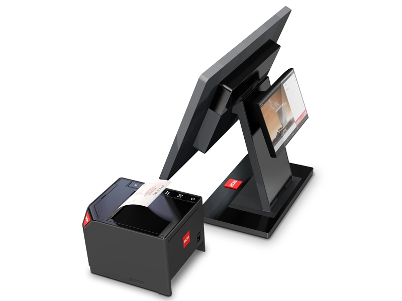 TSE Touch Kassensystem IRON Kundendisplay Drucker
